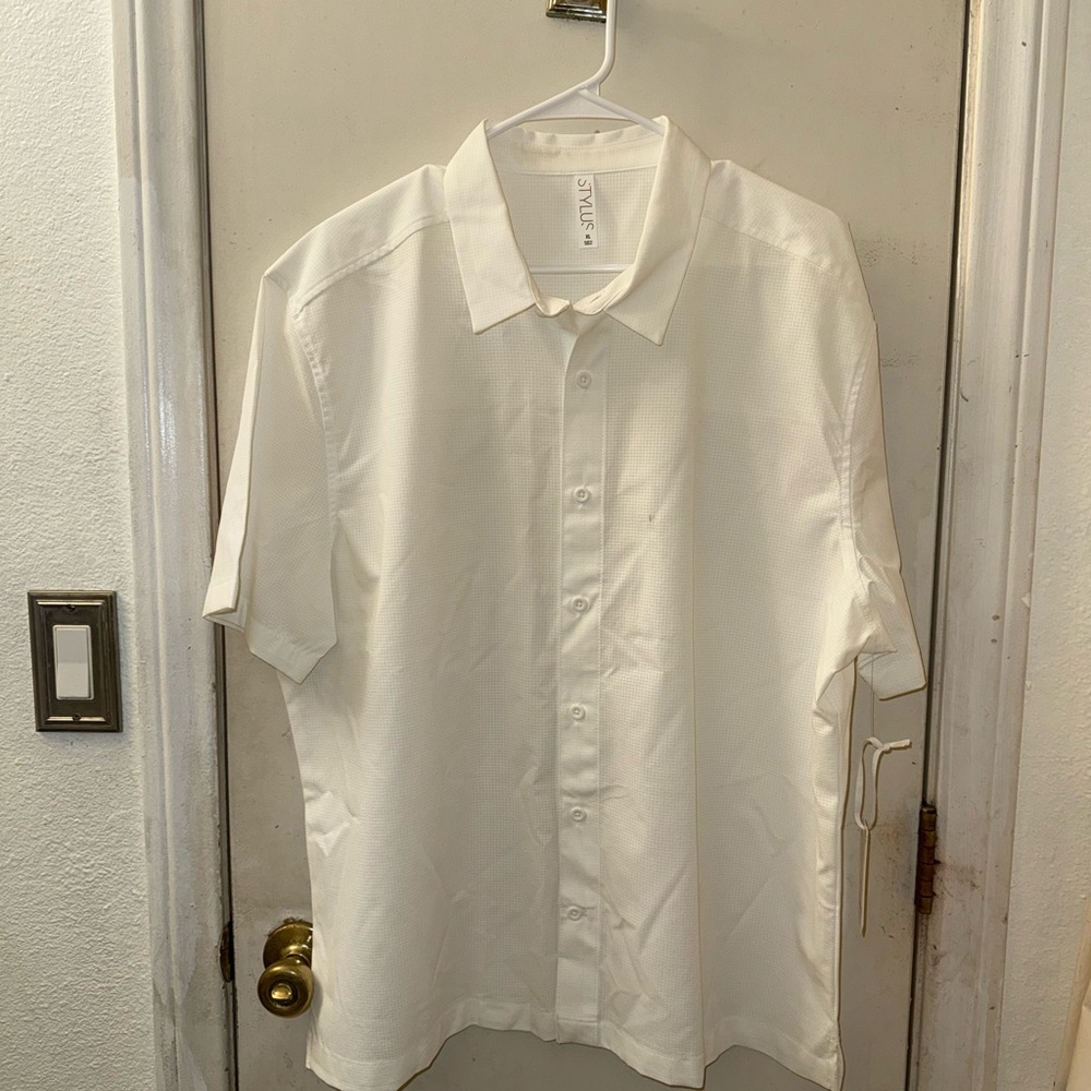 Stylish White Men's Shirt